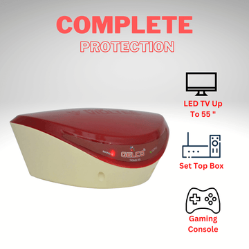 Gelco Voltage Stabilizer For LED/LCD TV Up To 140 cm (55") TV + Set top Box + Home Theatre System (Working Range: 170-270V, 2A) - Gelco Electronics Pvt. Ltd.